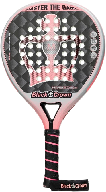 Pala Black Crown Hurricane 2.0, rendimiento equilibrado y diseño moderno.