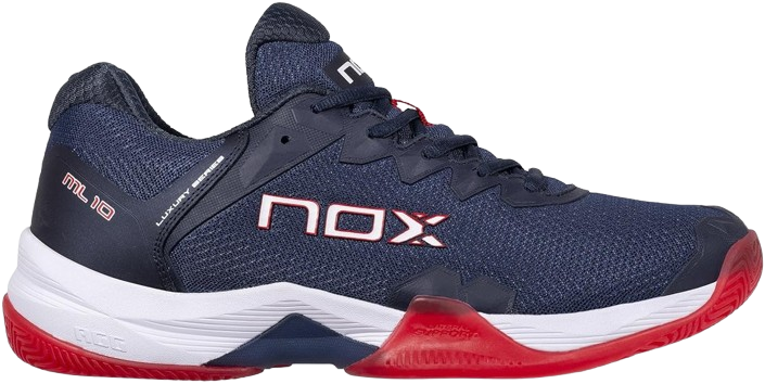 Calzado de pádel NOX ML10 HEXA, ideal para jugadores que buscan agarre y confort en pista.