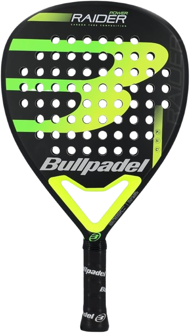 Pala de pádel Bullpadel Raider PWR, potencia y precisión para jugadores avanzados.