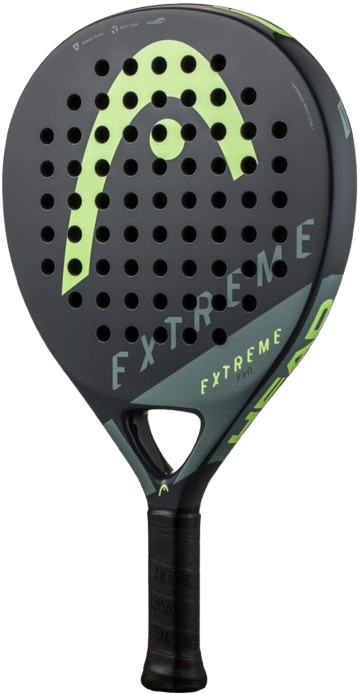 Pala de pádel HEAD EVO Extreme, con amplio punto dulce y alta manejabilidad para mejorar el rendimiento de jugadores en progreso.