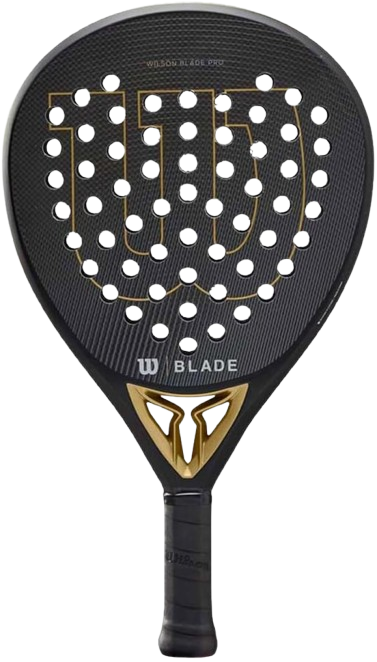 Pala de pádel Wilson Blade Pro V2, diseñada para jugadores expertos que buscan control y estabilidad.