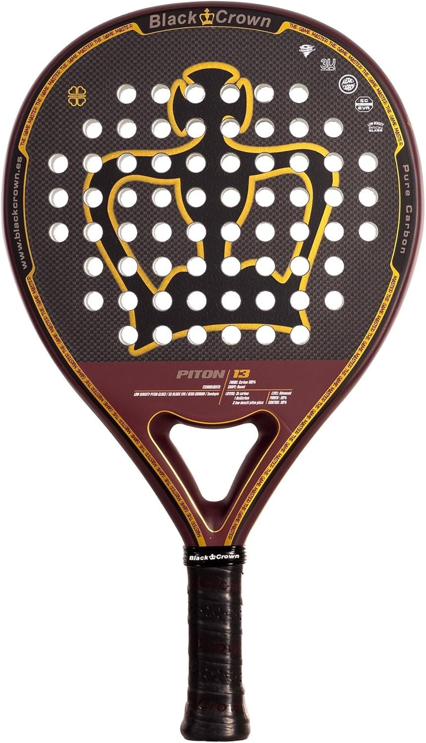 Pala de pádel Black Crown Piton 13, control y comodidad