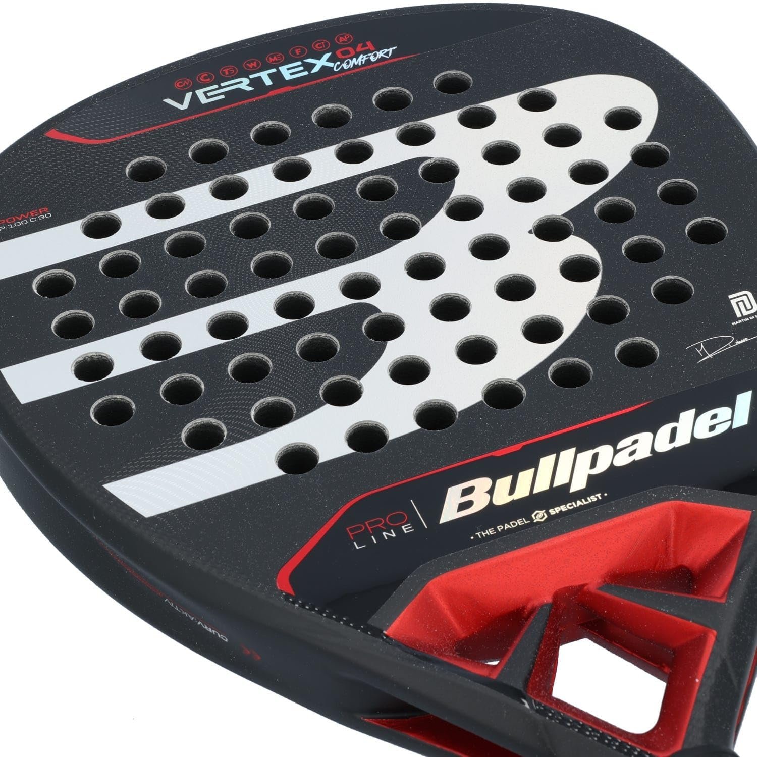 Bullpadel Vertex 04 Comfort 5 Bullpadel Vertex 04 Comfort, marco y corazón
