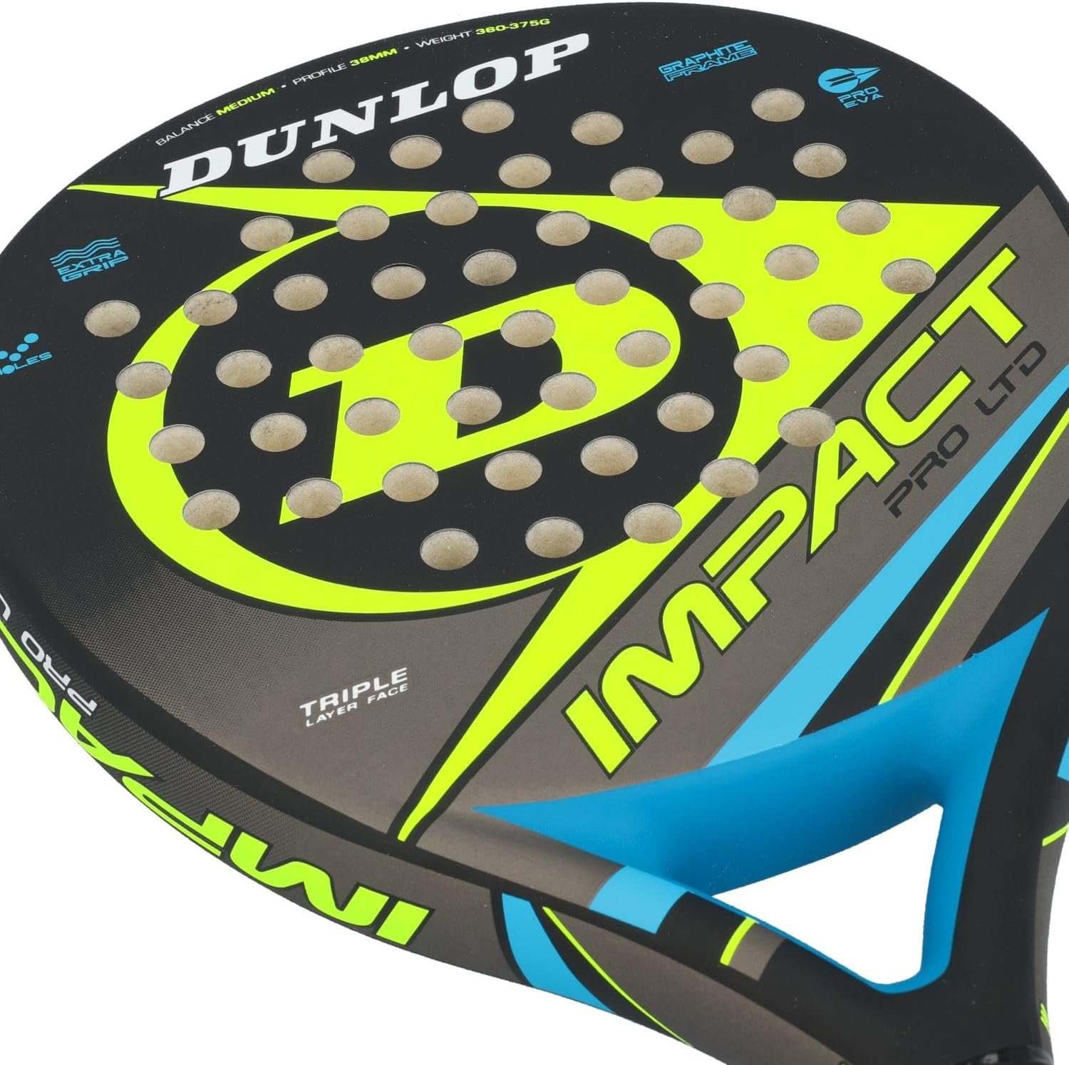 Dunlop Impact X-Treme Pro LTD Rough, marco y corazón